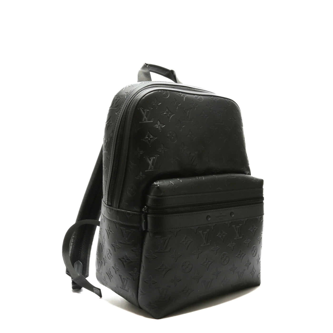 LOUIS VUITTON Calfskin Monogram Shadow Sprinter Backpack Black