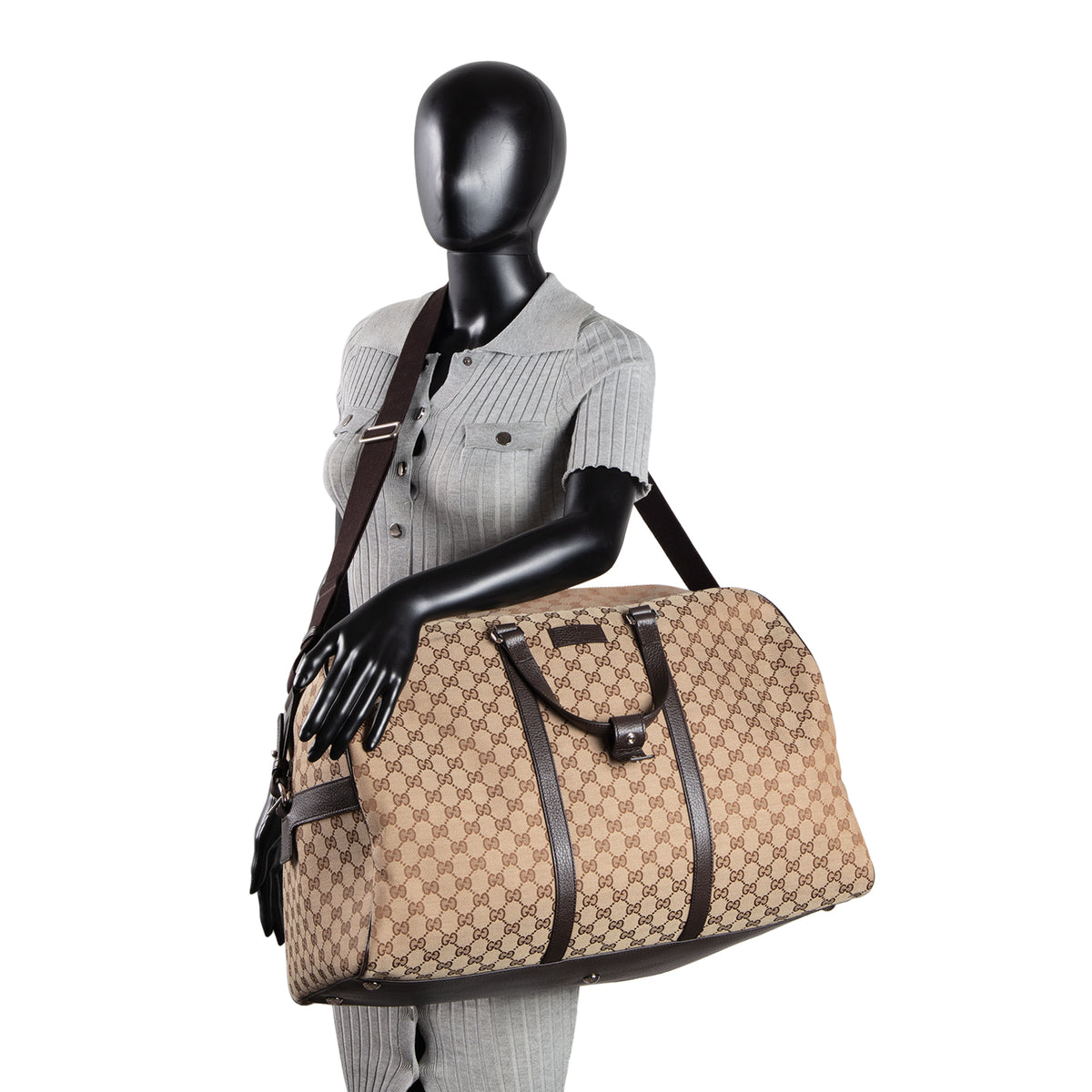 GUCCI GG Canvas Duffle Weekender