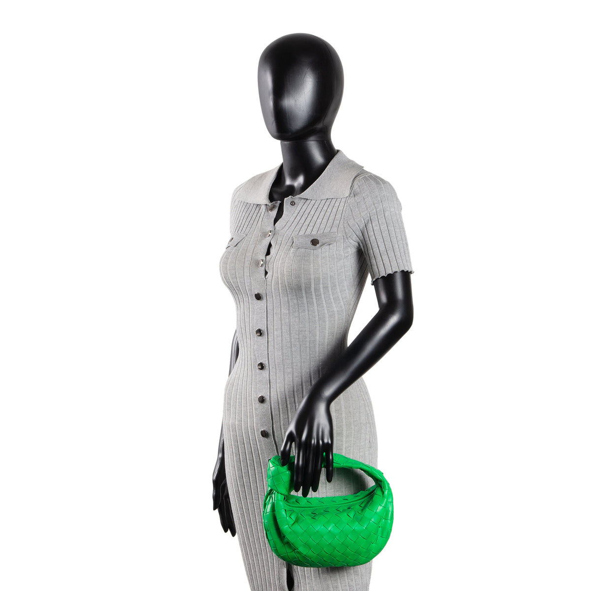 BOTTEGA VENETA Intrecciato Mini Jodie - Parakeet Green