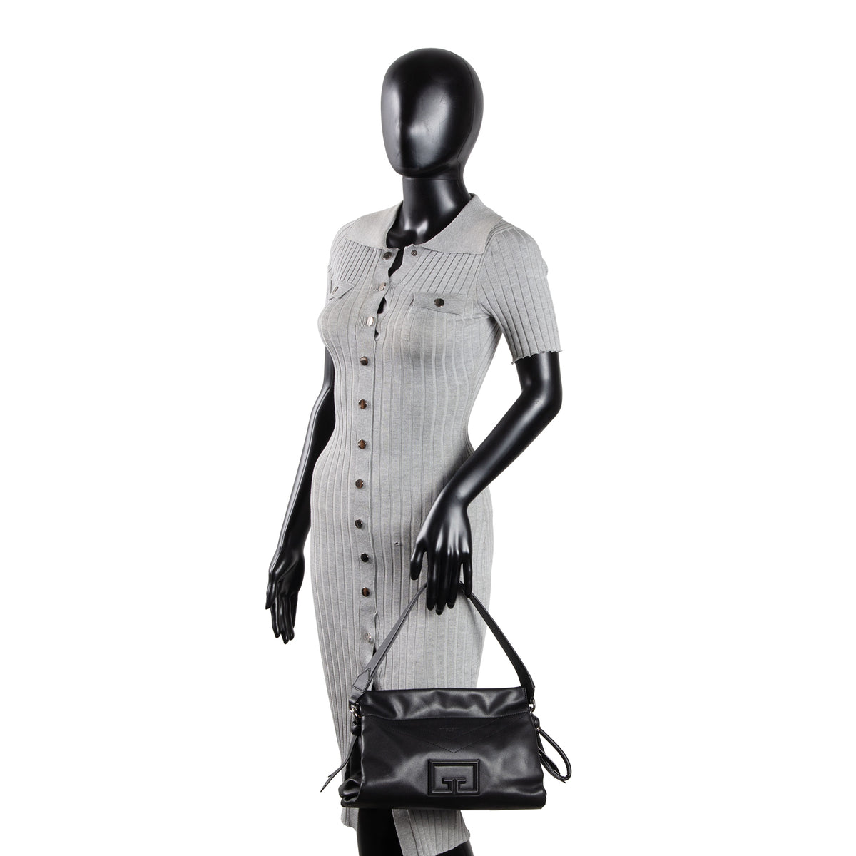 GIVENCHY Signature ID93 Shoulder Bag - Black