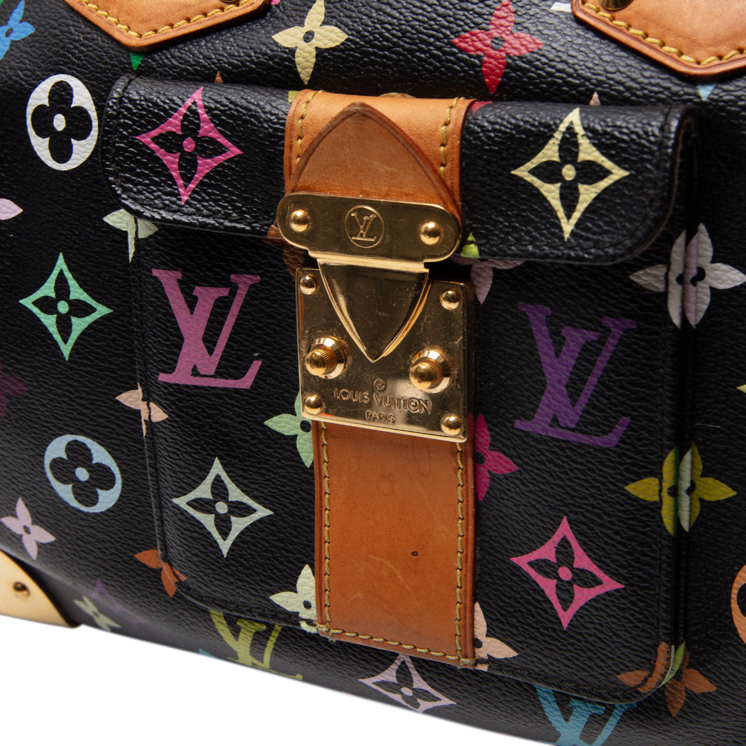 LOUIS VUITTON Monogram Multicolore Speedy 30 - Black