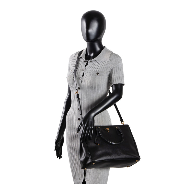 PRADA Large Galleria Saffiano Tote - Black