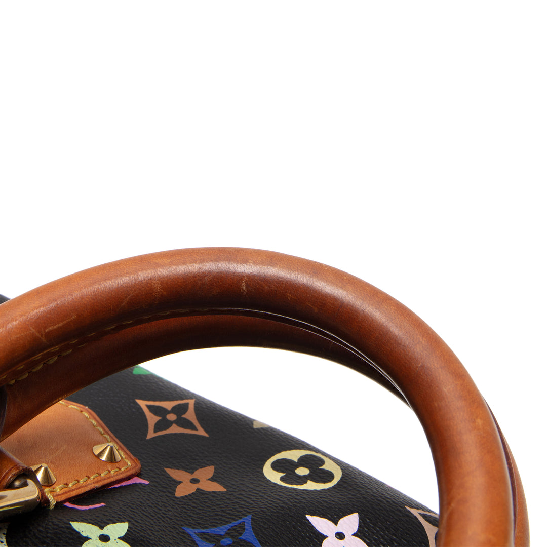 LOUIS VUITTON Monogram Multicolore Speedy 30 - Black