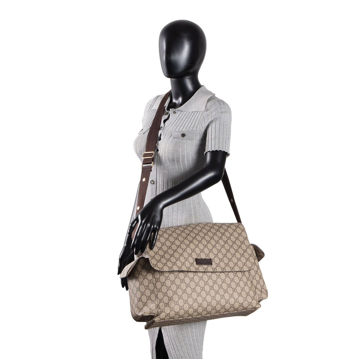 GUCCI GG Supreme Diaper Bag
