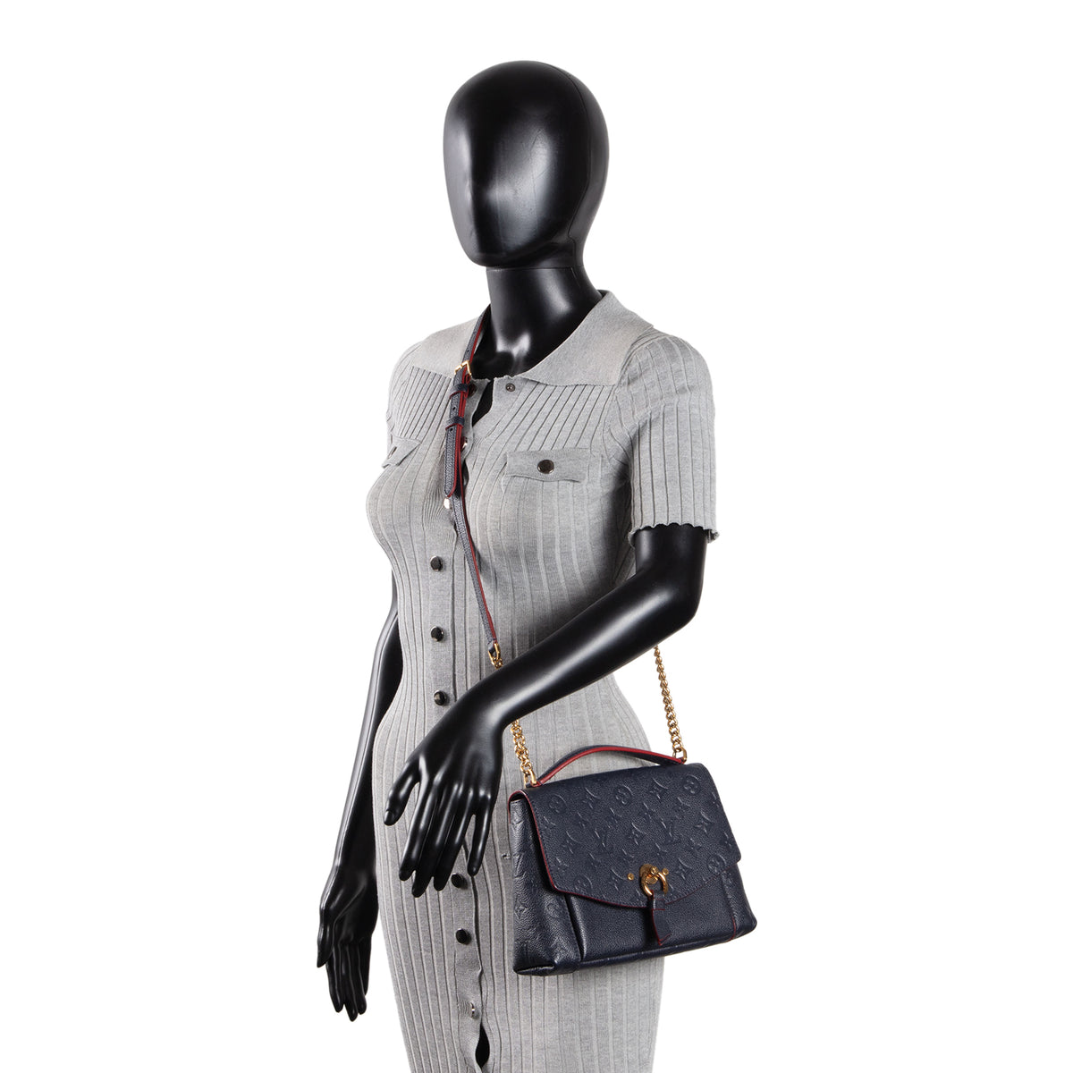 LOUIS VUITTON Empriente Blanche BB Marine Rouge