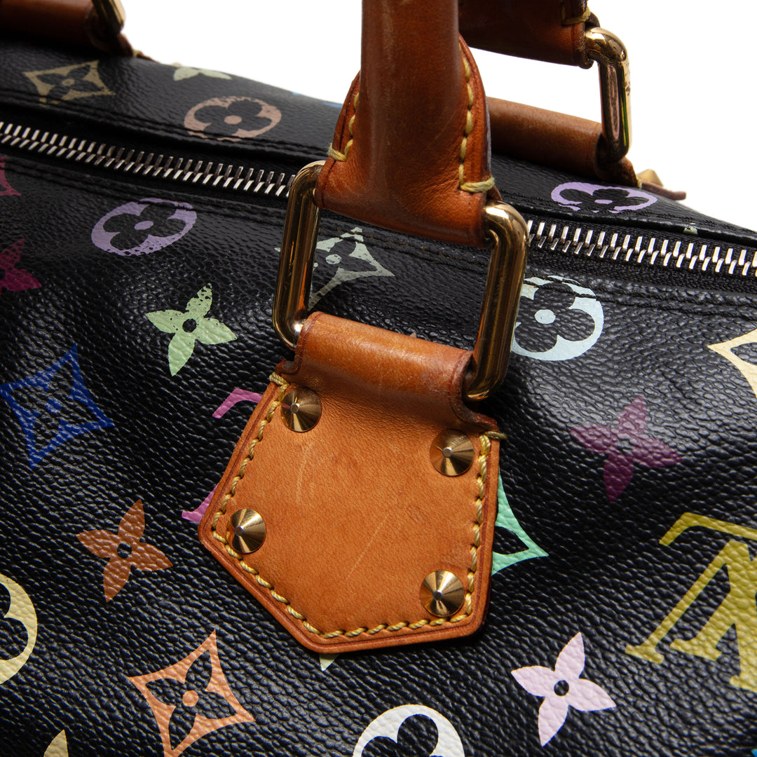LOUIS VUITTON Monogram Multicolore Speedy 30 - Black