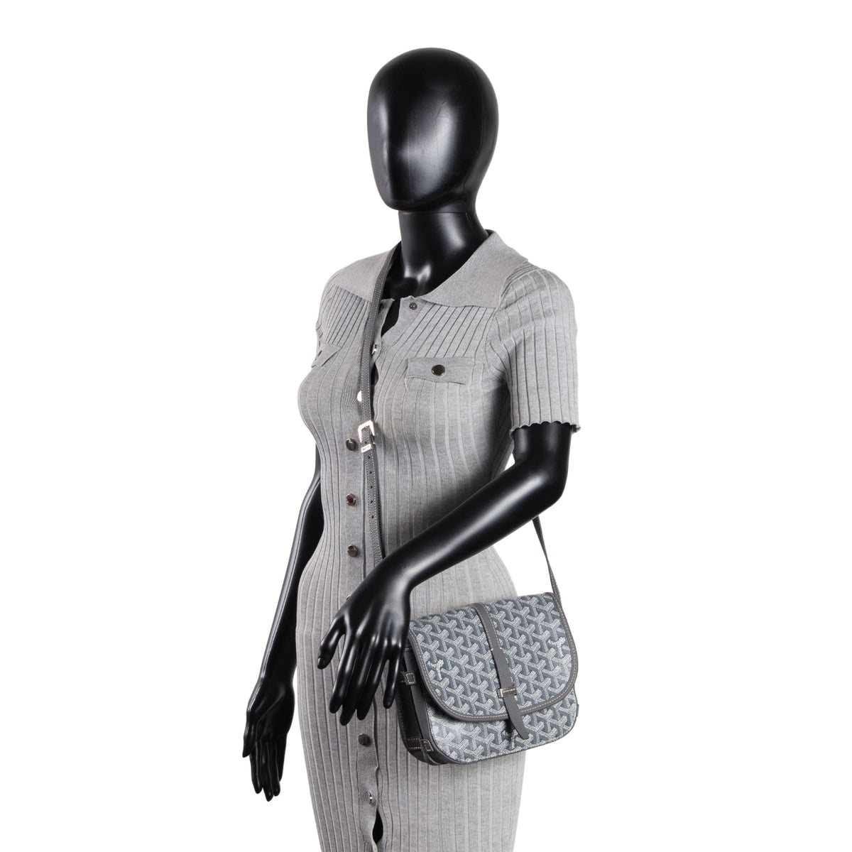 GOYARD Goyardine Belvedere II PM - Grey