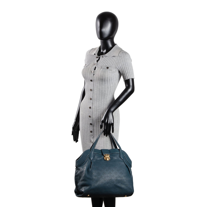 LOUIS VUITTON Mahina Cirrus MM - Navy Blue