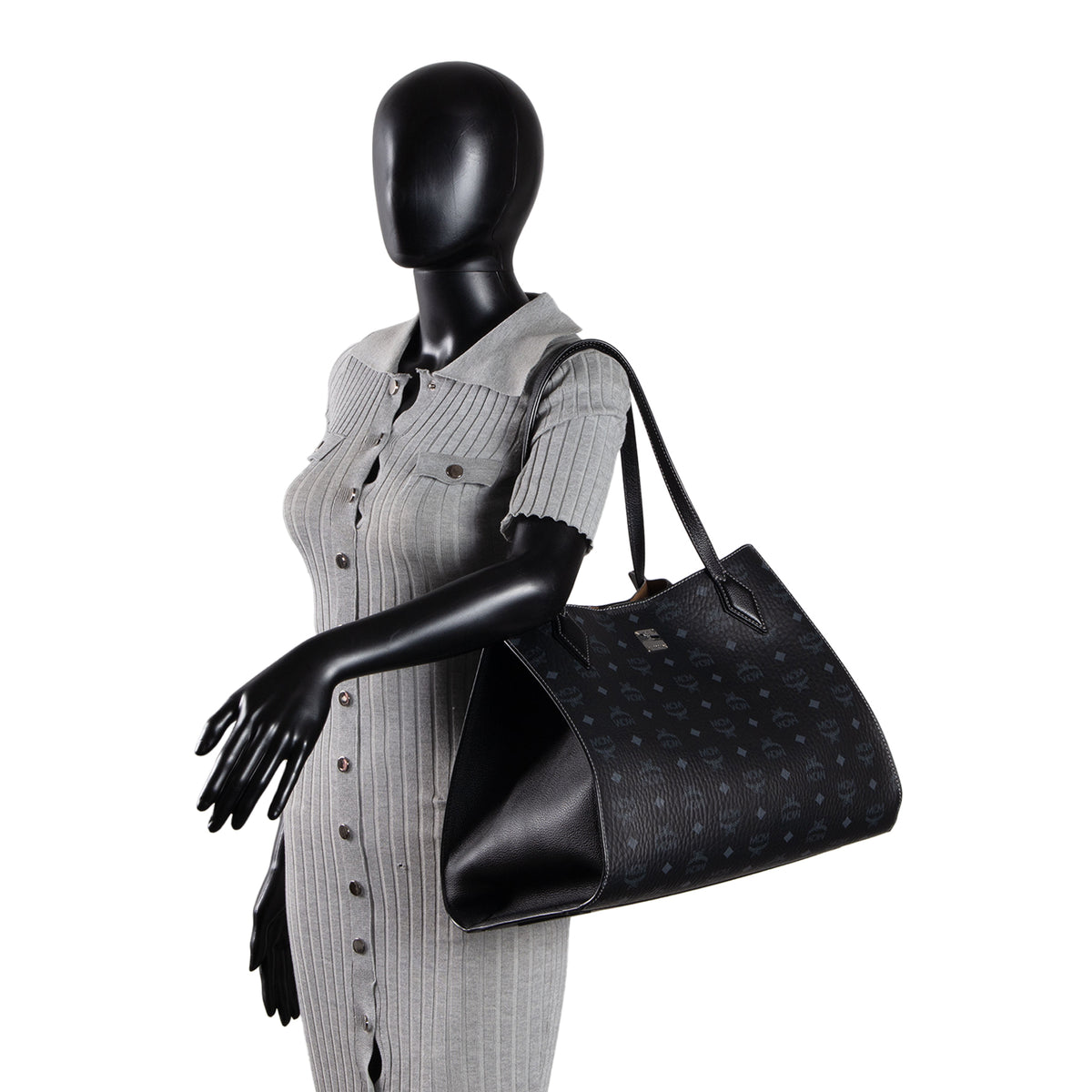 MCM Visetos Luisa Tote - Black