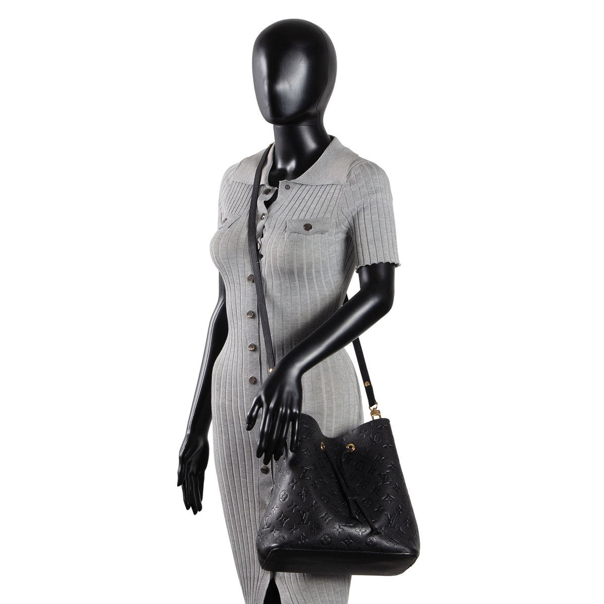 LOUIS VUITTON Empreinte Neonoe MM - Black