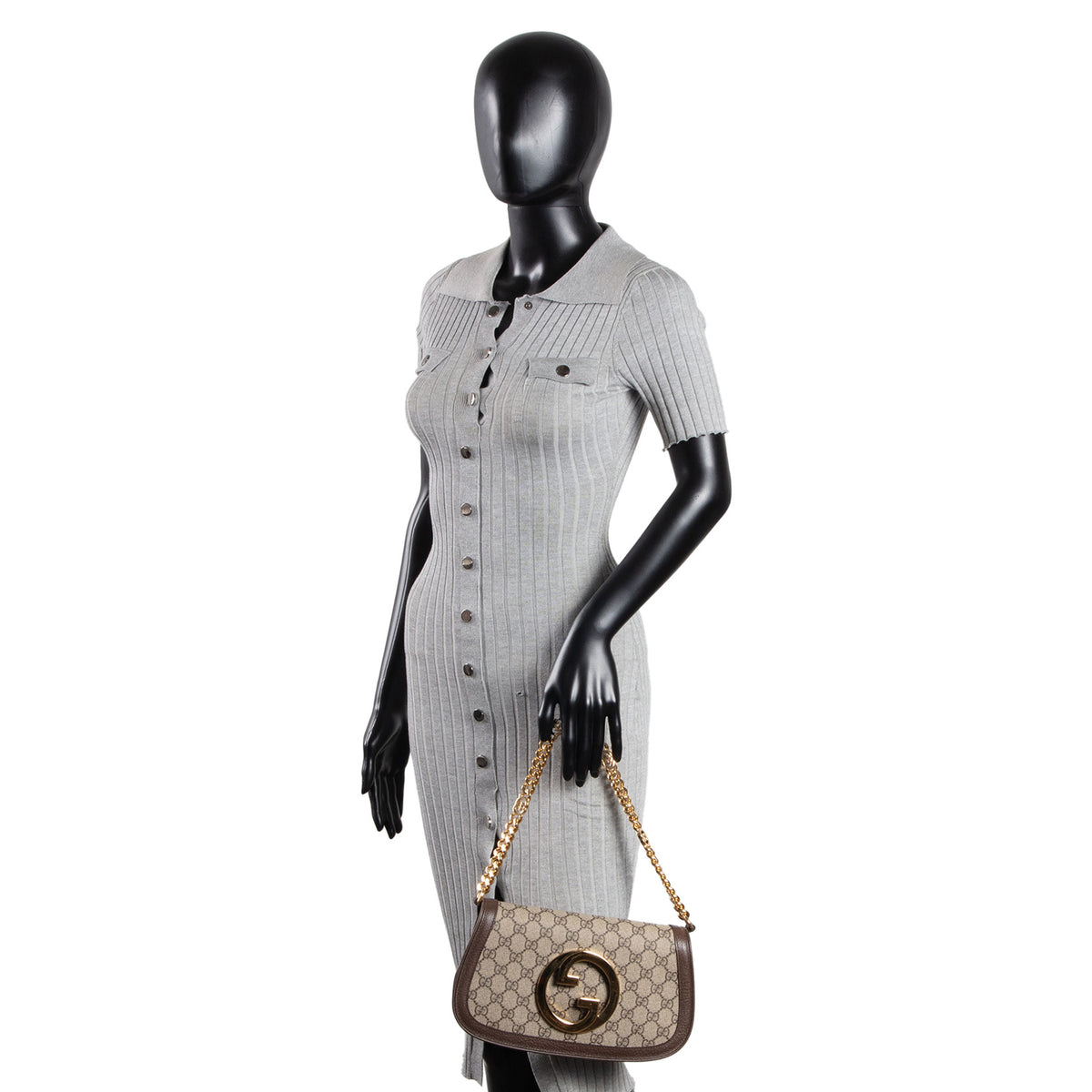 GUCCI GG Supreme Blondie Shoulder Bag