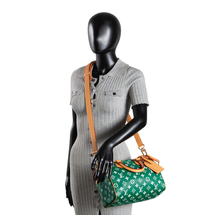 LOUIS VUITTON Runway P9 Speedy 25 Bandouliere - Green