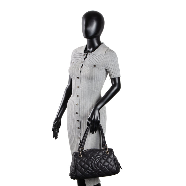 CHANEL Timeless Bowler - Quilted Caviar
