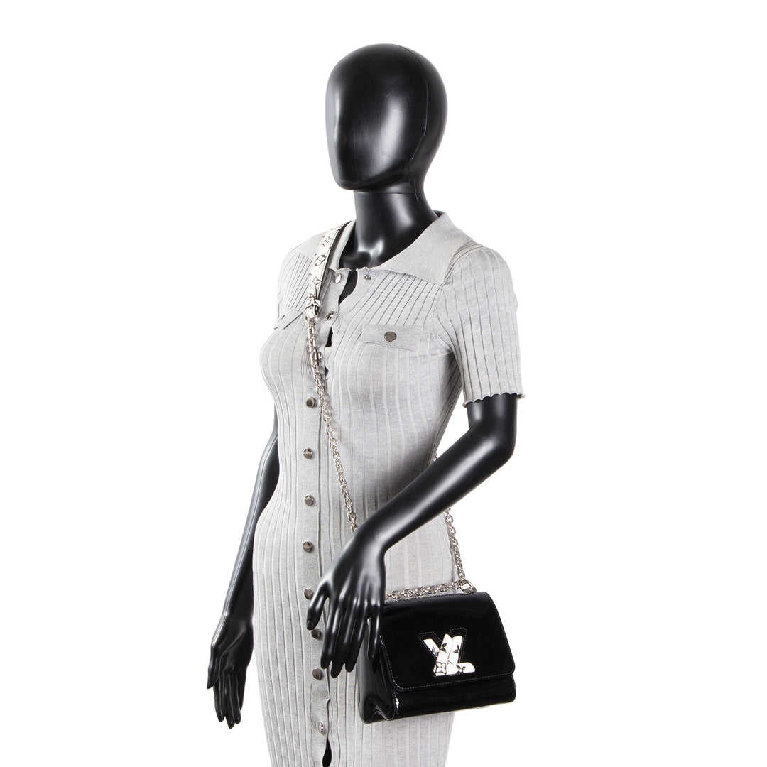 LOUIS VUITTON Vernis Twist PM - Black - OUTLET FINAL SALE