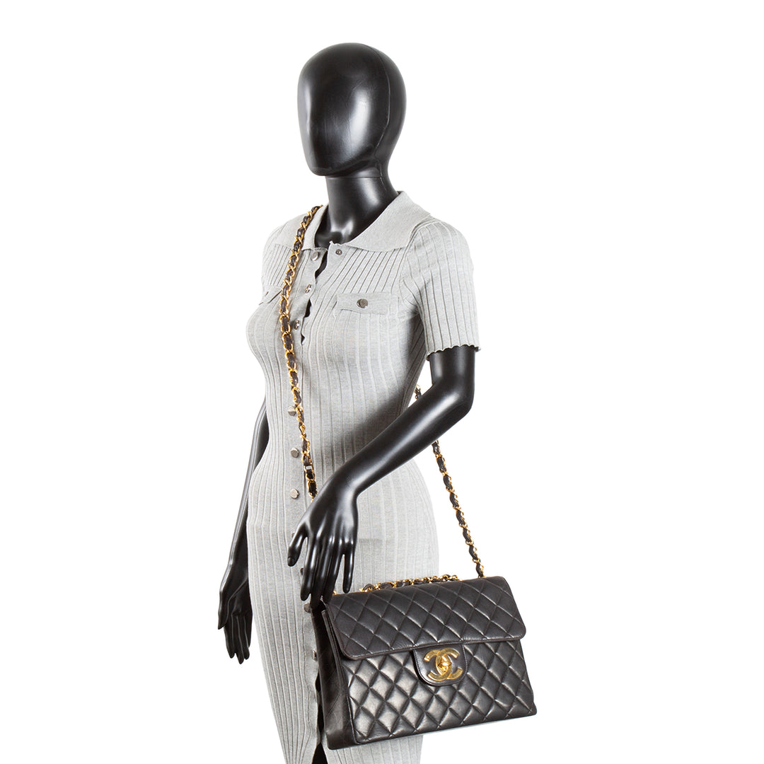 CHANEL Vintage Maxi CC Flap Bag - Black OUTLET FINAL SALE