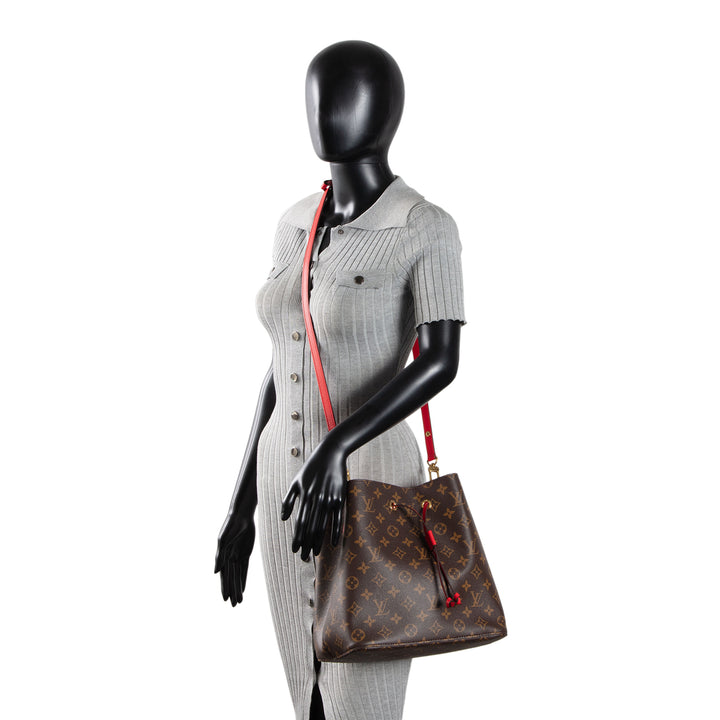 LOUIS VUITTON Monogram NeoNoe MM - Coquelicot Red