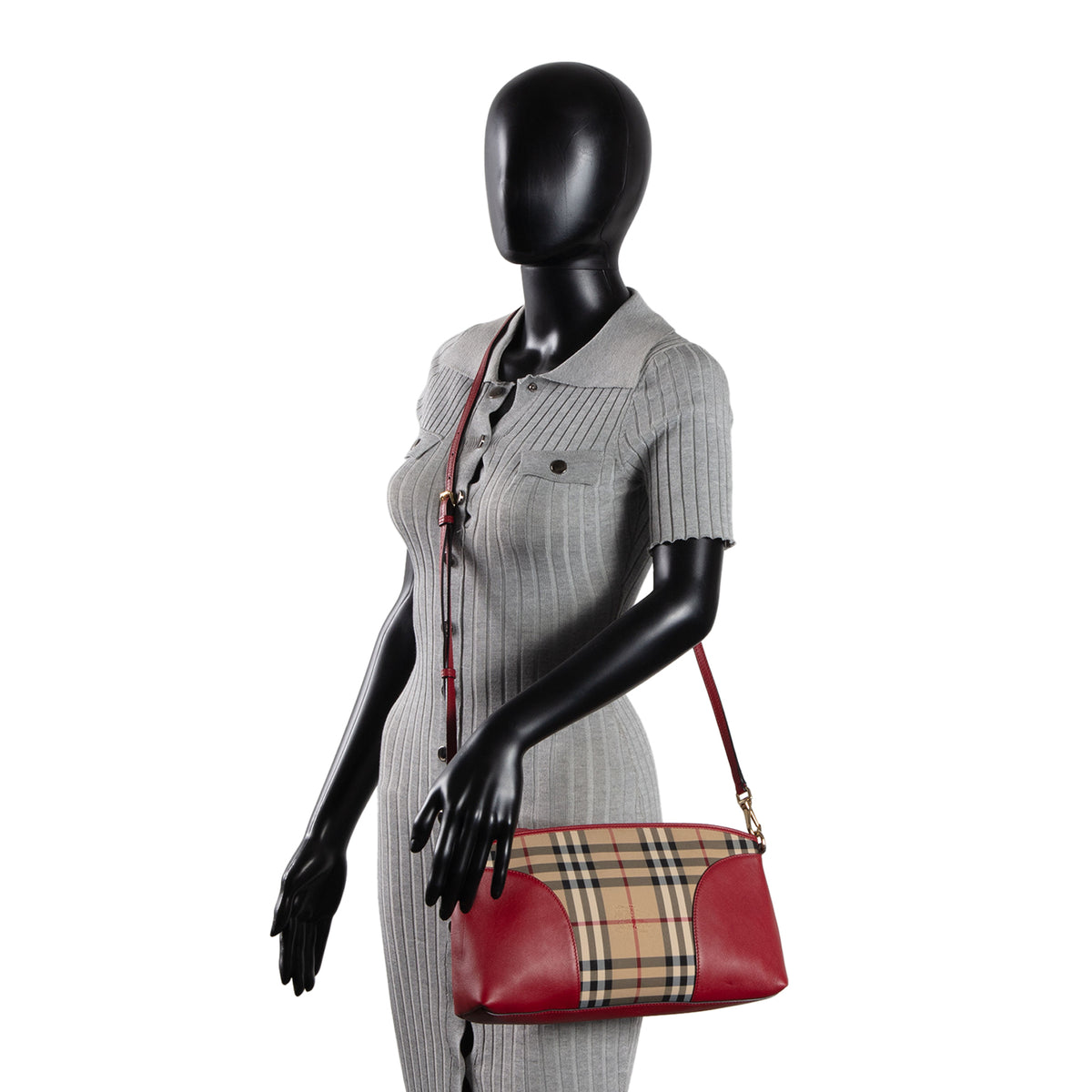 BURBERRY Horseferry Check Crossbody Bag