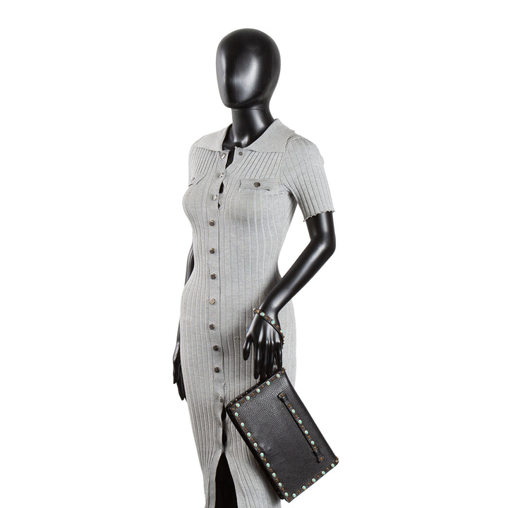 VALENTINO Studded Gem Wristlet