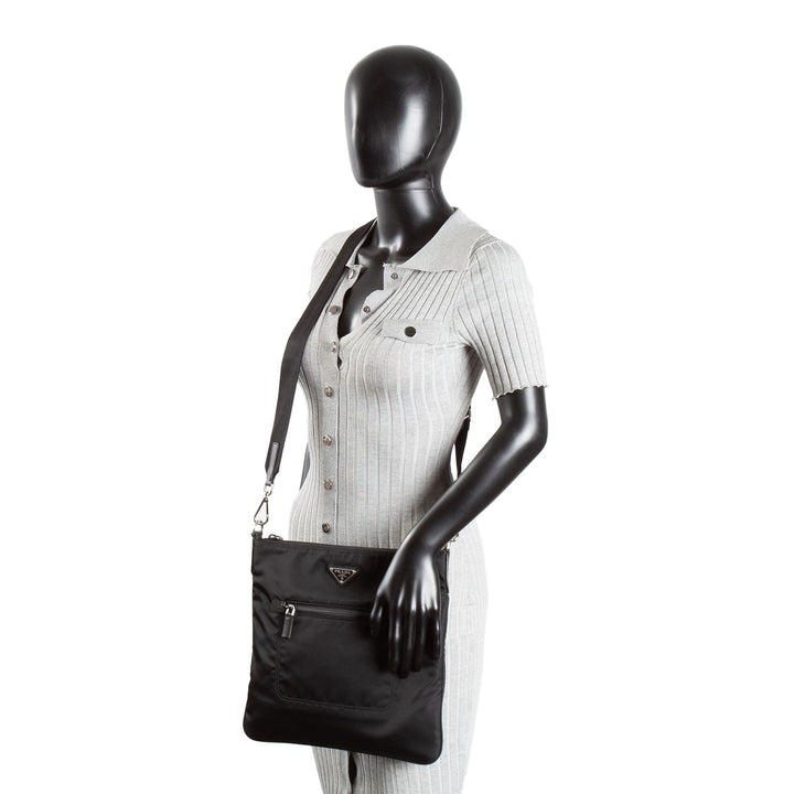 Prada Nylon Messenger - Black