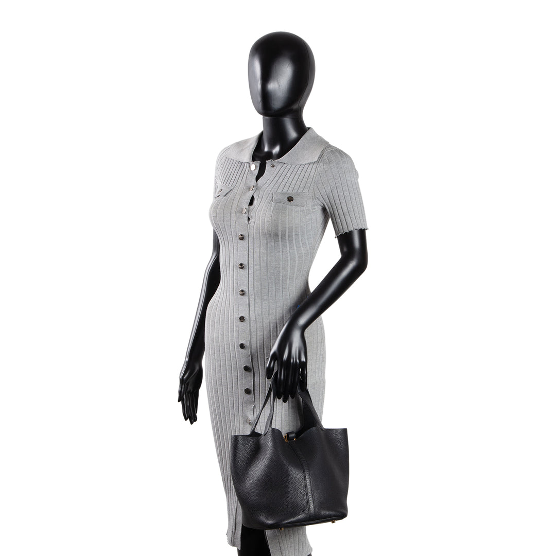 HERMES Clemence Picotin Lock 22 - Black/ Noir