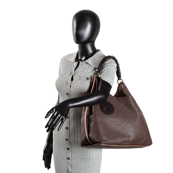 LOUIS VUITTON Mahina Carmel Hobo - Brown