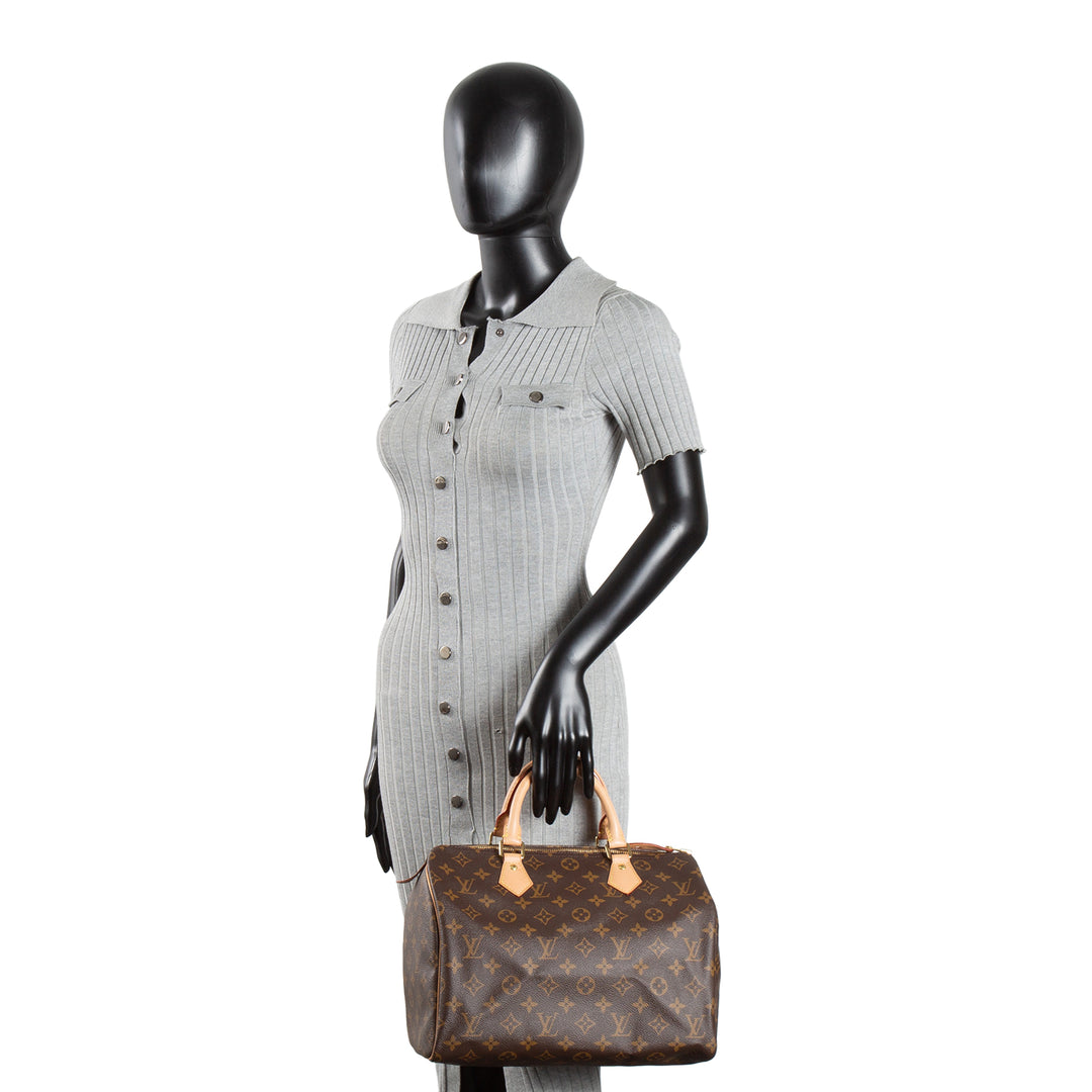 LOUIS VUITTON Monogram Speedy 30