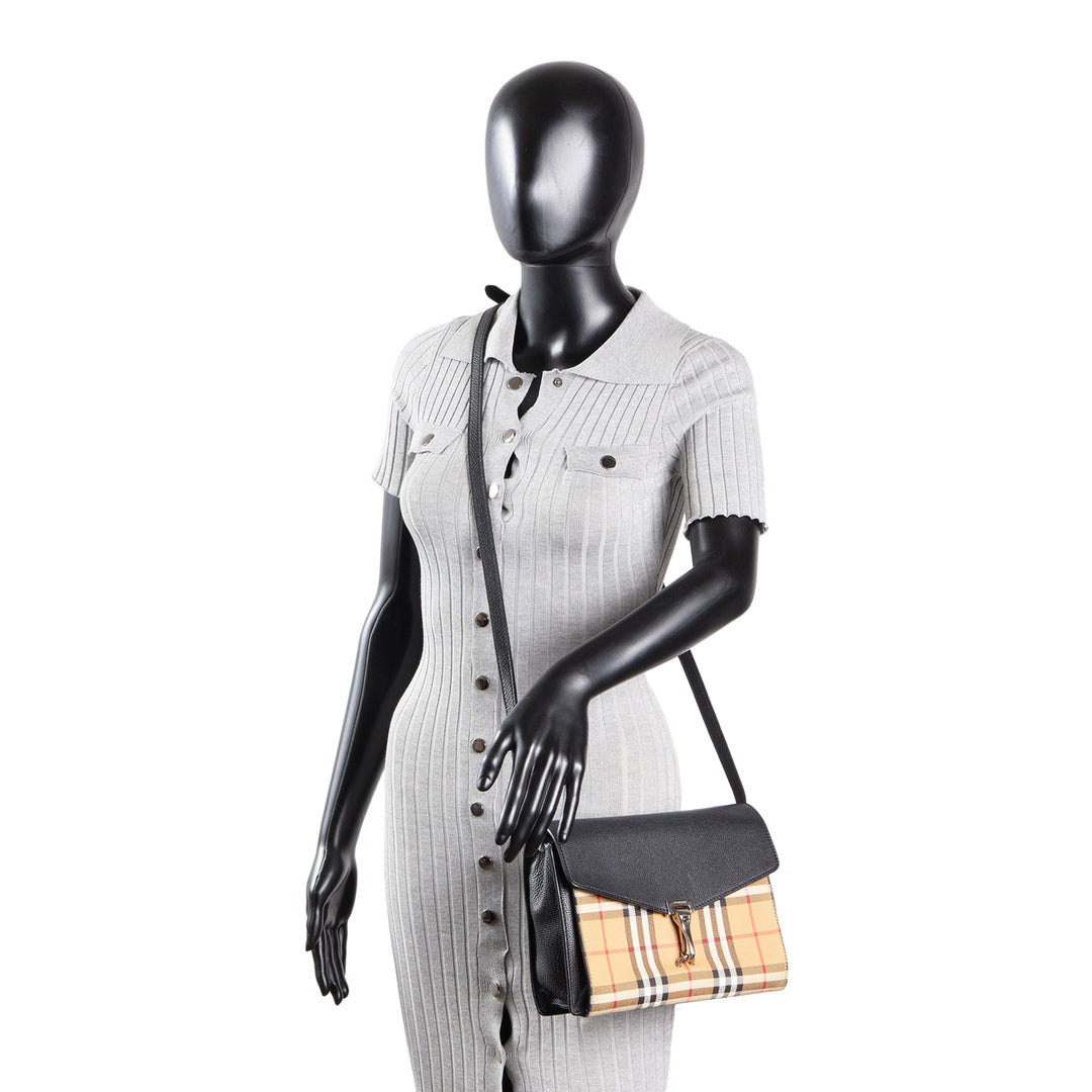 BURBERRY Housecheck Macken Crossbody - OUTLET FINAL SALE
