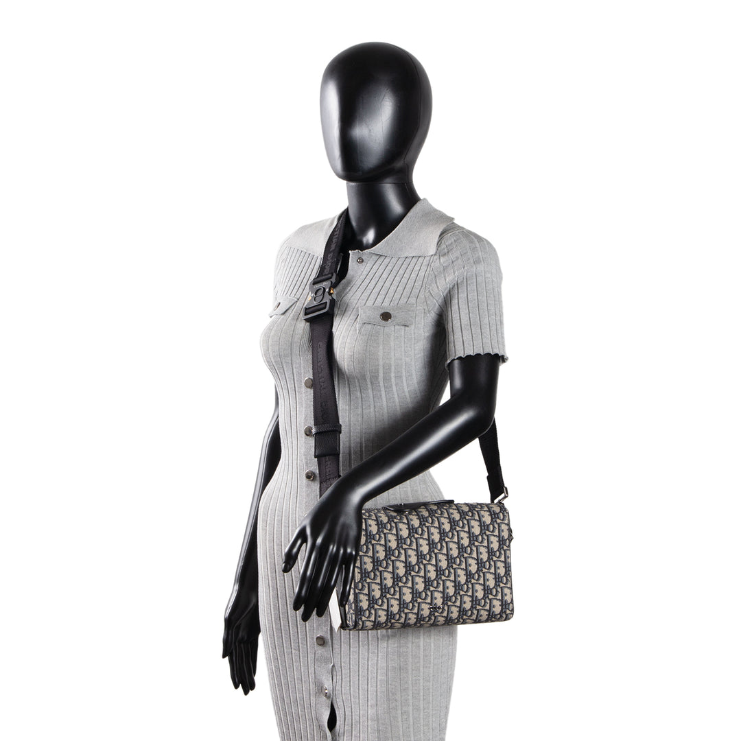 DIOR Oblique Canvas Shoulder Bag
