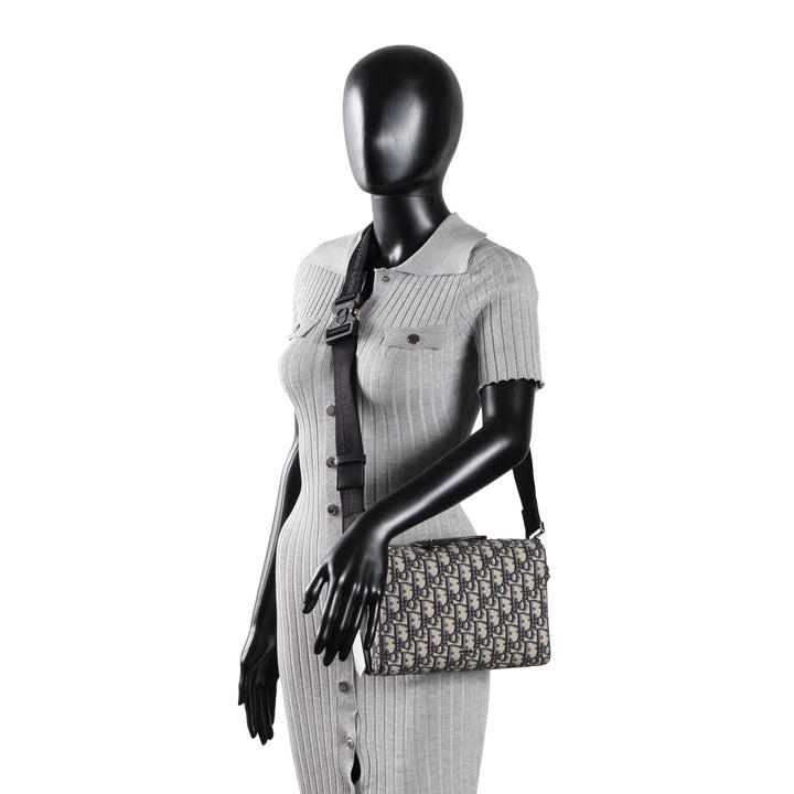 DIOR Oblique Canvas Shoulder Bag