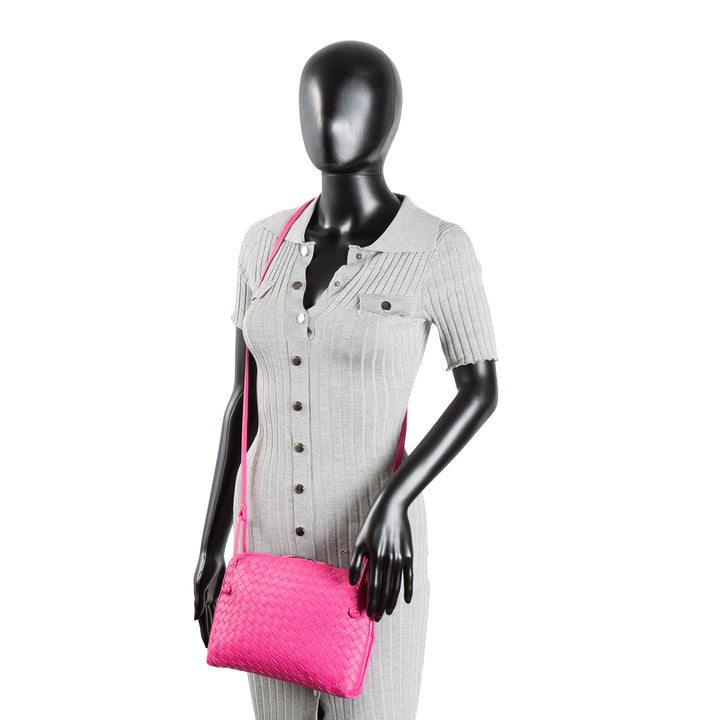 BOTTEGA VENETA Intrecciato Crossbody - Pink