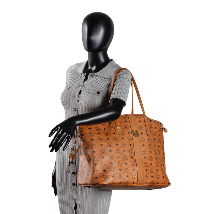 MCM  Reversible Visetos Large Liz Tote
