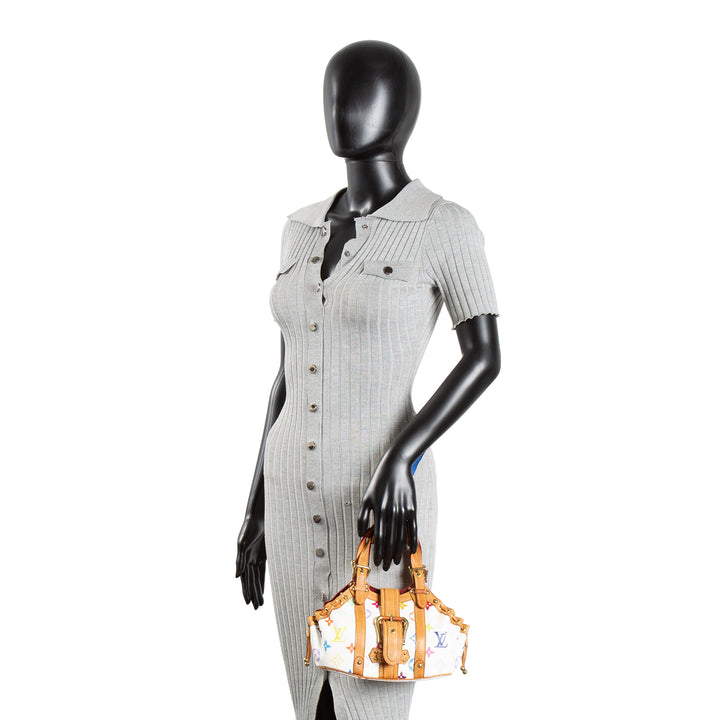 LOUIS VUITTON Monogram Multicolore Theda PM - White