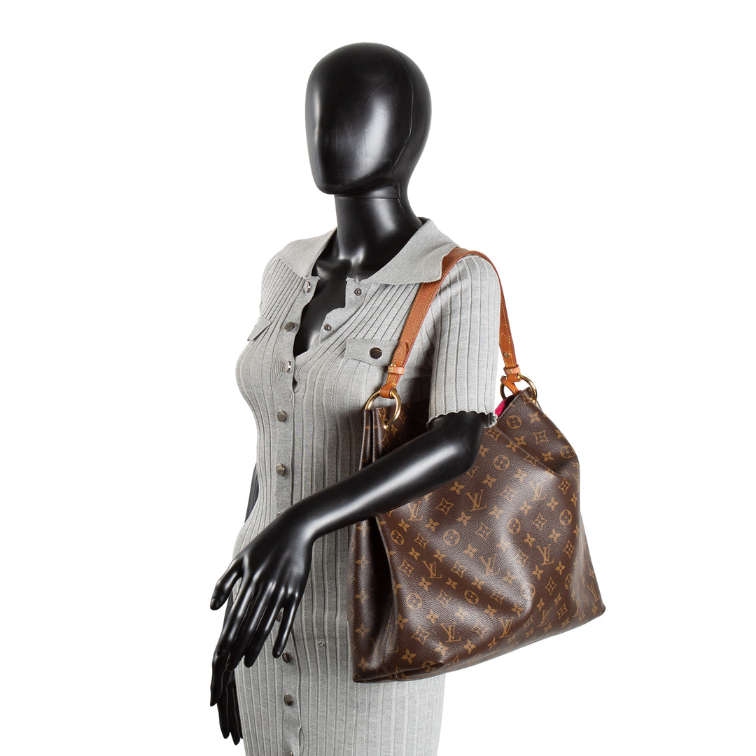 LOUIS VUITTON Graceful MM Monogram OUTLET FINAL SALE