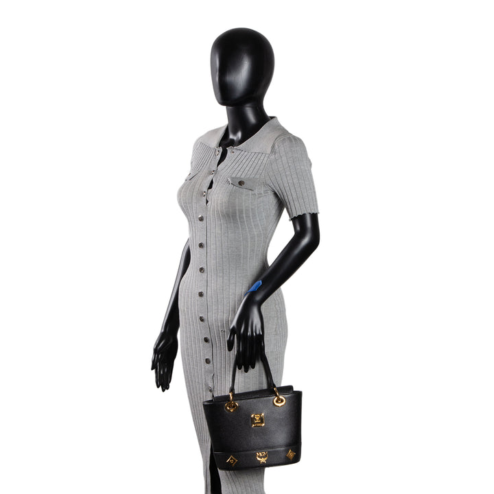 MCM Top Handle Bucket Bag - Leather