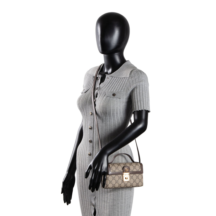 GUCCI Ophidia Mini Top Handle GG Supreme