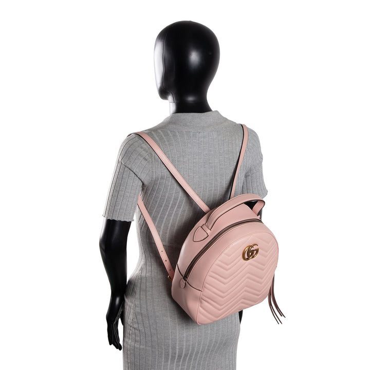 GUCCI GG Marmont Backpack - Pink