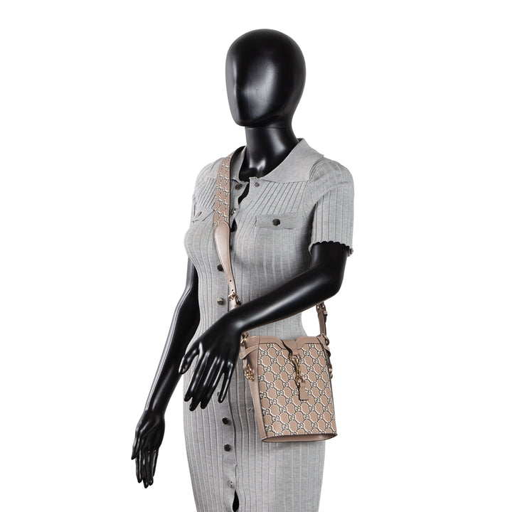 GUCCI GG Shadow Bucket Bag - Taupe