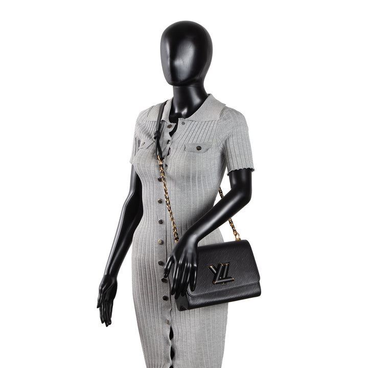 LOUIS VUITTON Epi Twist MM -Black