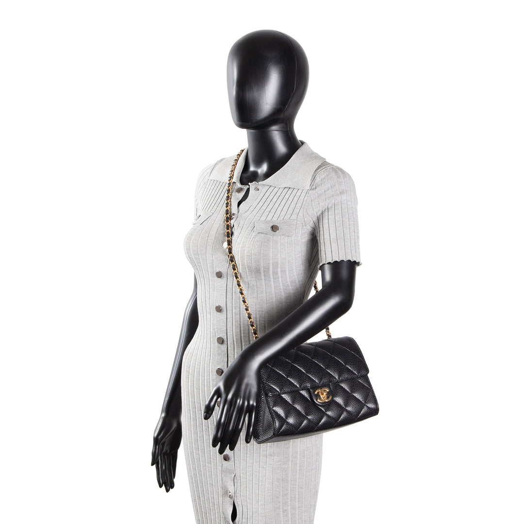 CHANEL Grained Calfskin Cruise Flap Bag