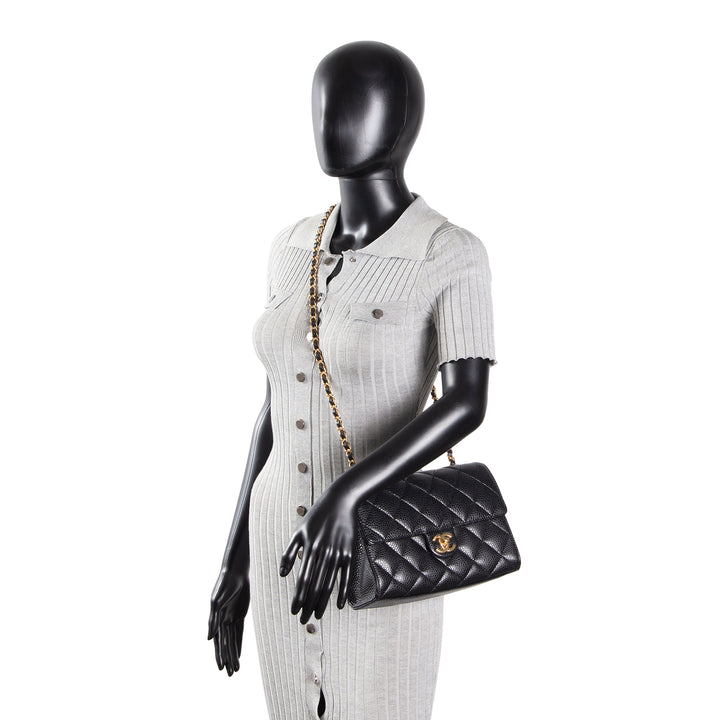 CHANEL Grained Calfskin Cruise Flap Bag