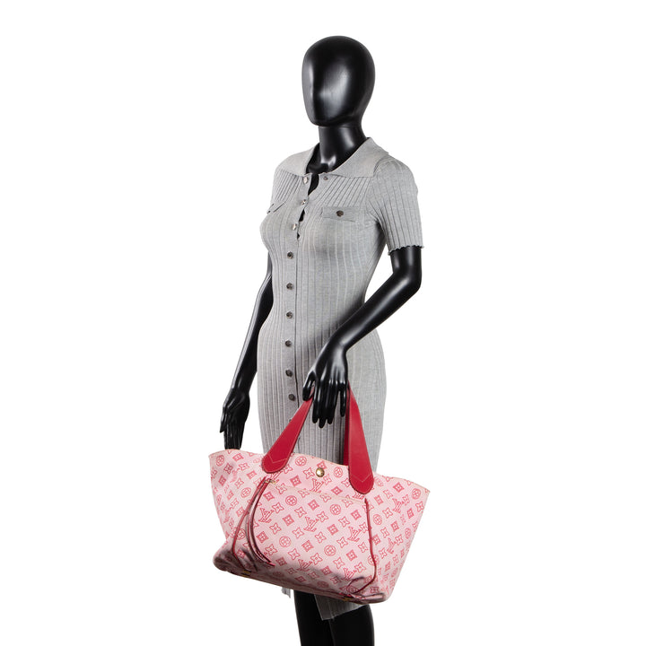 LOUIS VUITTON Cabas Ipanema PM w/ Pouch - Pink OUTLET FINAL SALE
