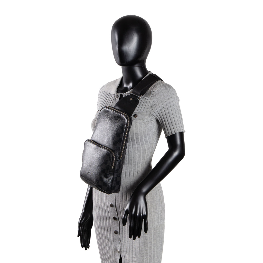 LOUIS VUITTON Damier Graphite Avenue Sling