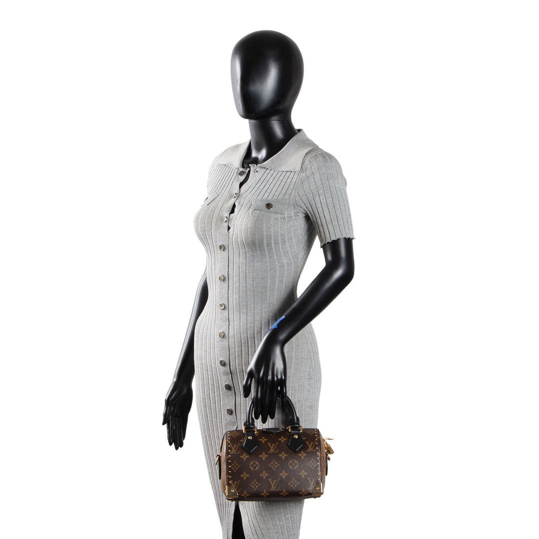 LOUIS VUITTON Reverse Monogram Speedy Trunk 20