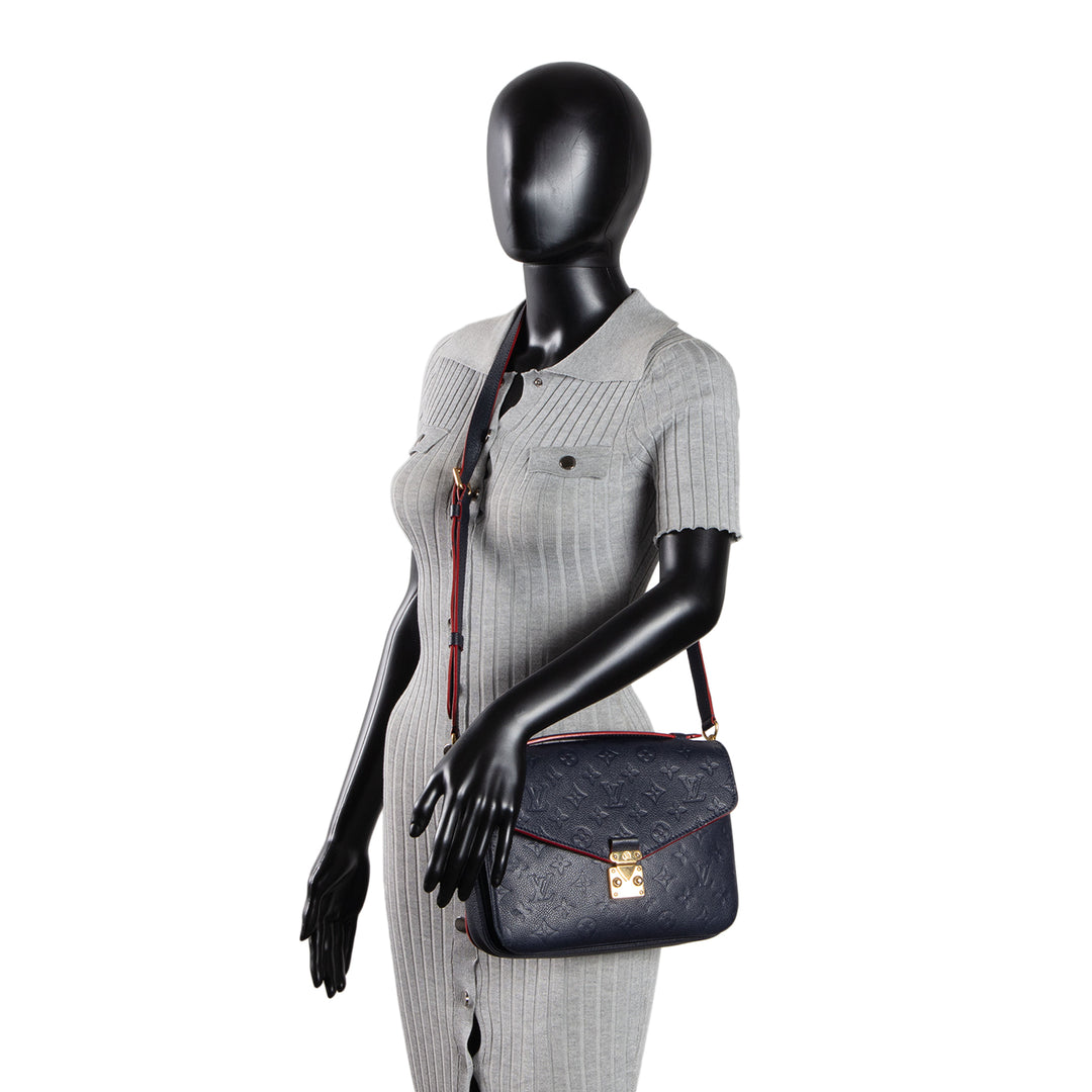 LOUIS VUITTON Empriente Monogram Pochette Metis - Navy OUTLET FINAL SALE