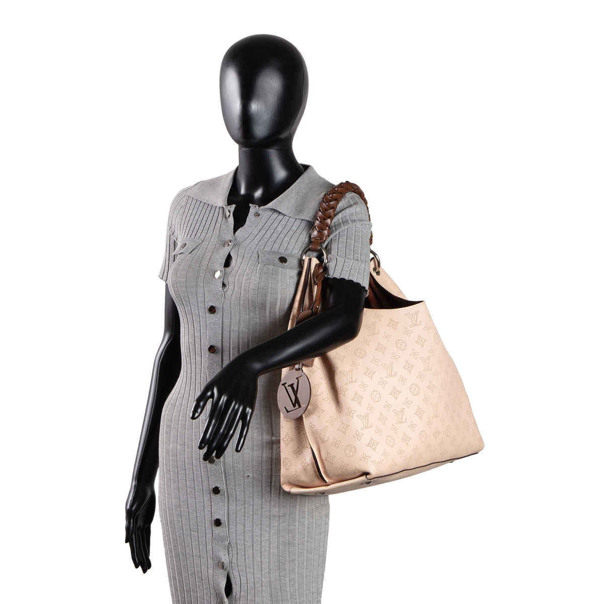 LOUIS VUITTON Monogram Mahina Carmel Hobo