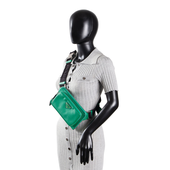 PRADA Saffiano Leather Belt Bag