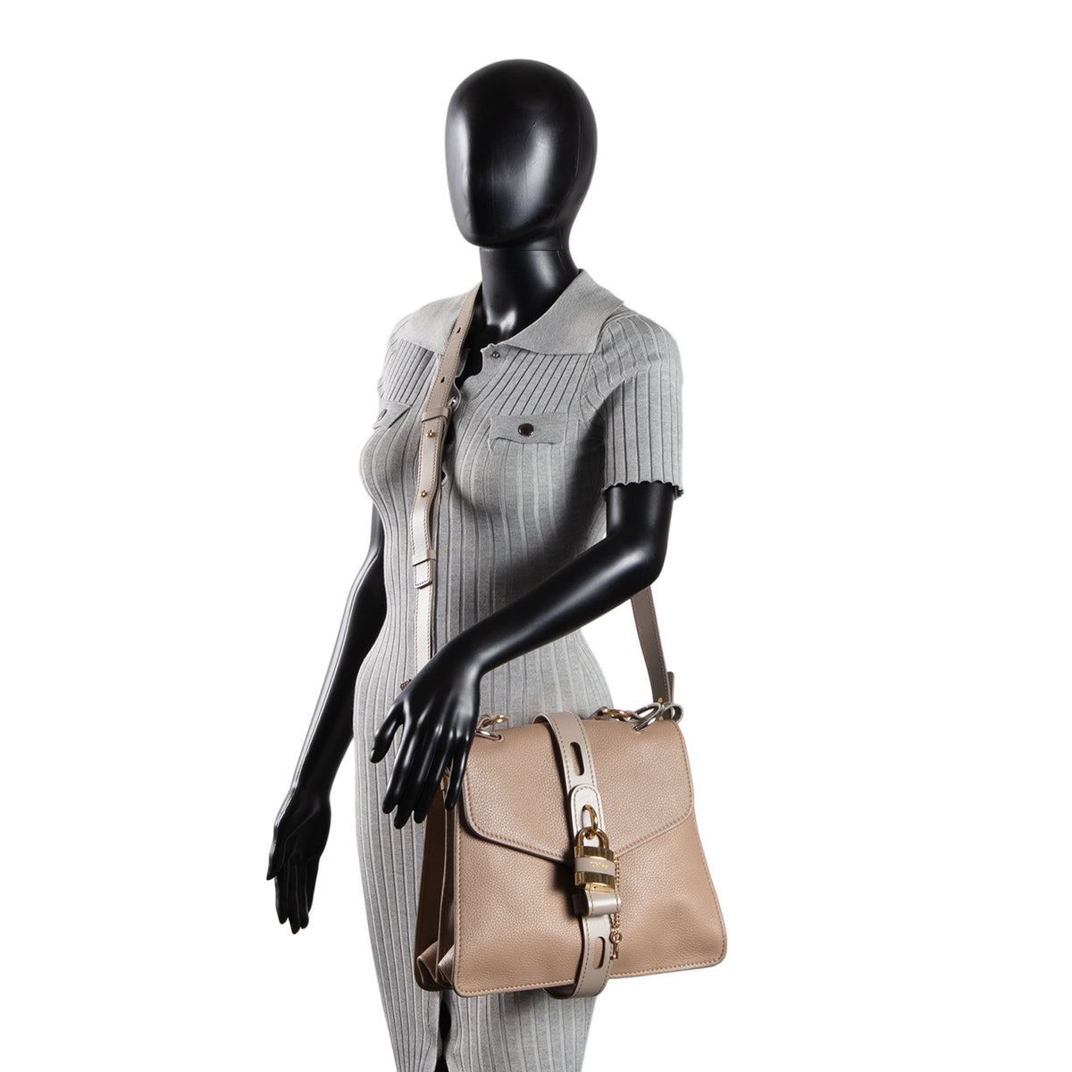 CHLOE Medium Aby Day Bag - Motty Grey