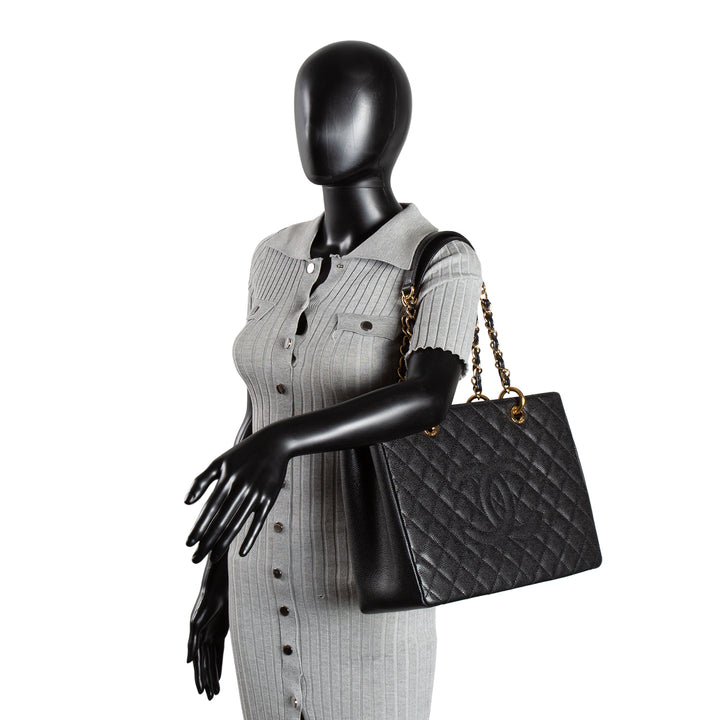 CHANEL Caviar Grand Shopping Bag Tote