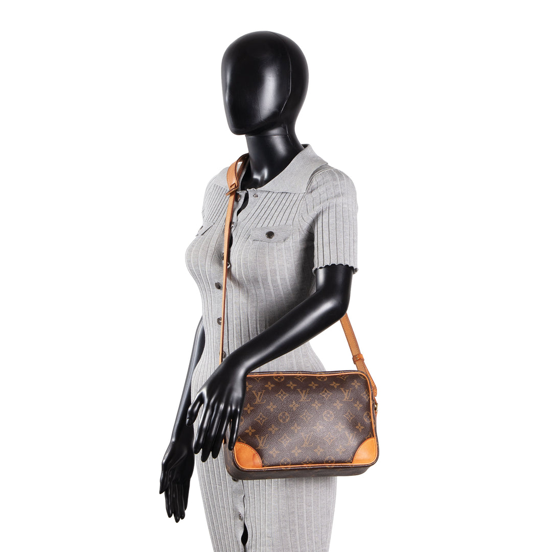 LOUIS VUITTON Vintage Trocader 27 Monogram OUTLET FINAL SALE