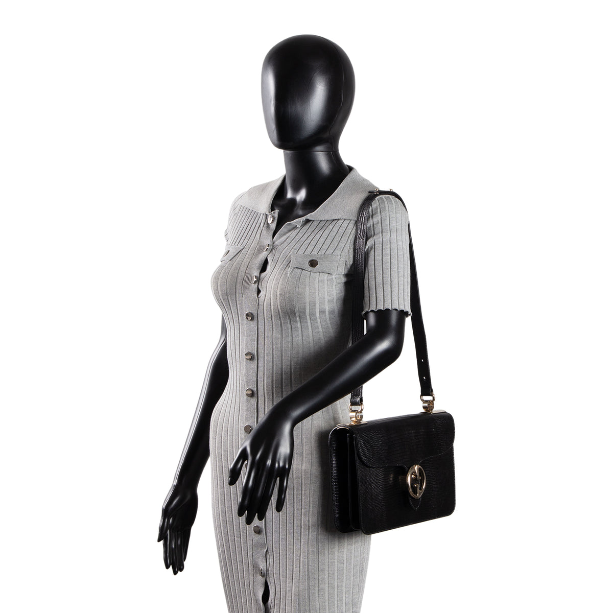GUCCI Lizard 1973 Top Handle